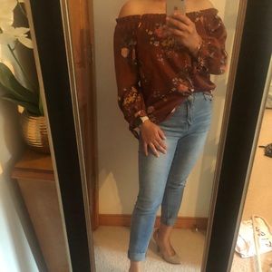 Off shoulder spring summer dress